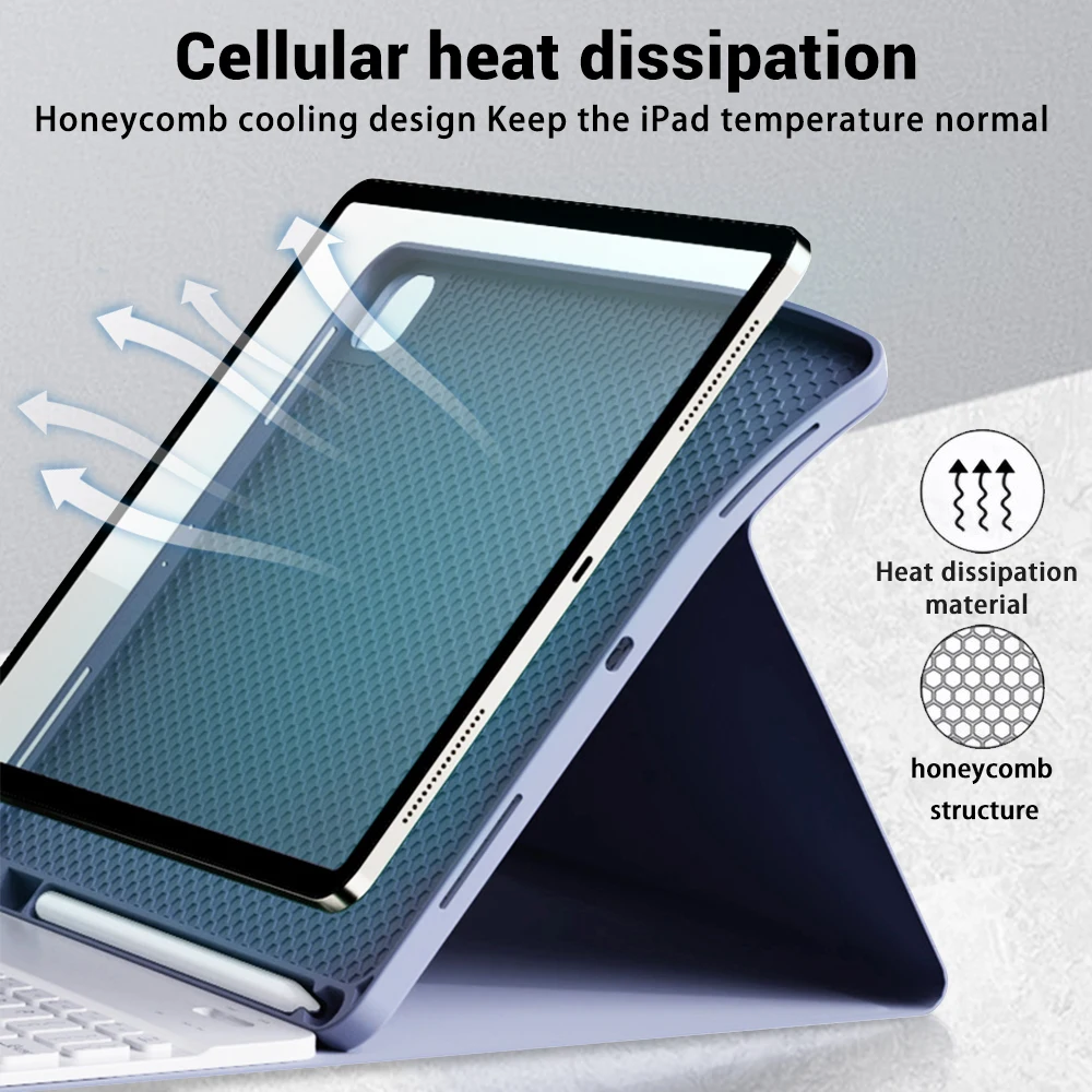 Backlight iPad magic keyboard For iPad Pro 11 2021 2020 Mini 5 6 10.2 9/8/7th 2018 2017 5 6th Pro 11 12.9 10.5 9.7 Air 3 2 Case