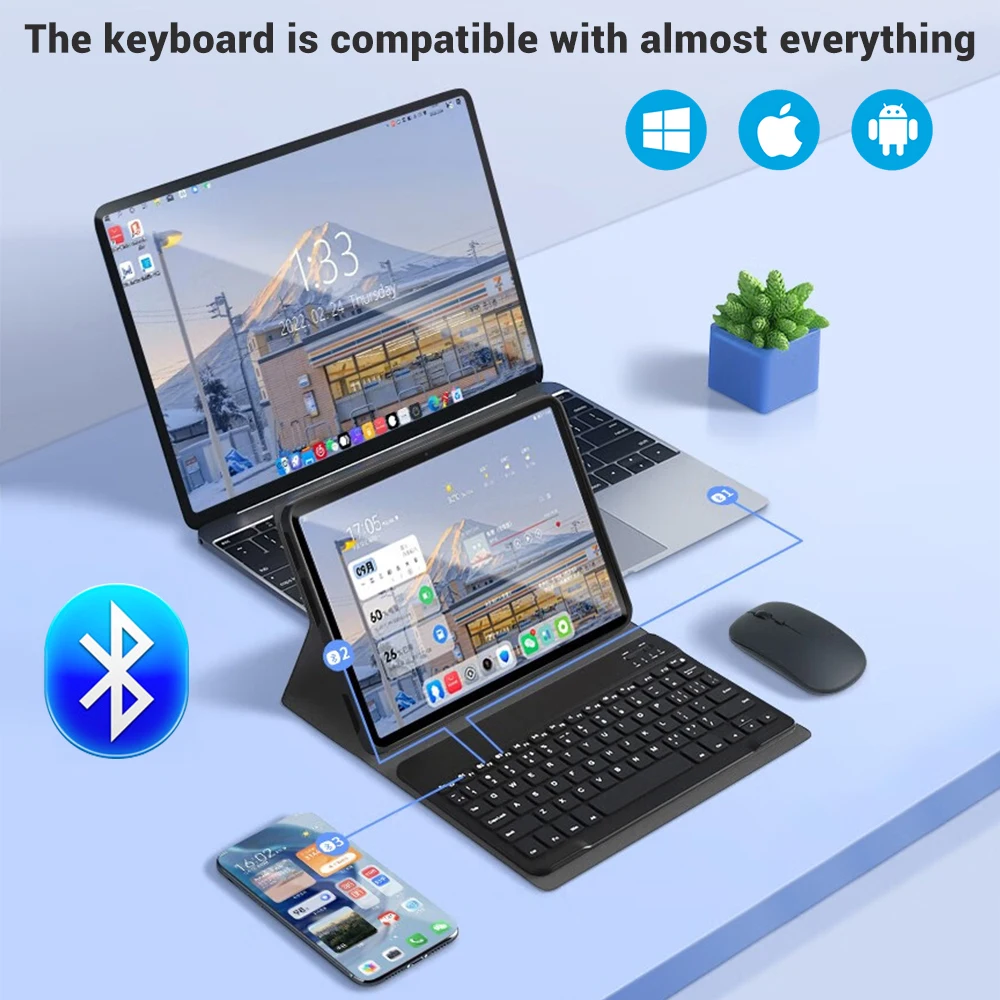 Backlight iPad magic keyboard For iPad Pro 11 2021 2020 Mini 5 6 10.2 9/8/7th 2018 2017 5 6th Pro 11 12.9 10.5 9.7 Air 3 2 Case