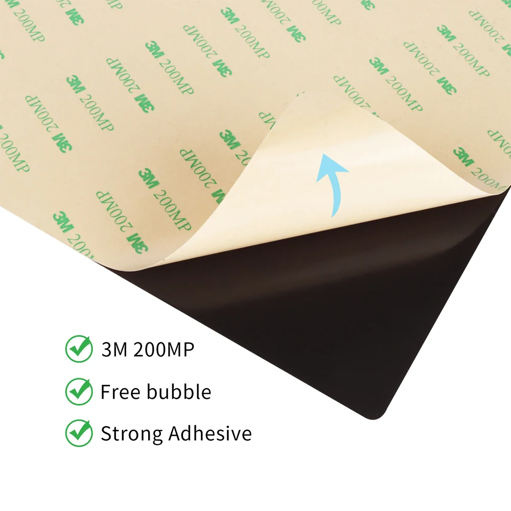 Magnetic Base 150/180/220/235/310mm Sticker With 3M Adhersive Magnetic Build Plate Tape For 3D Printer Platform Bed Ender 3 KP3S
