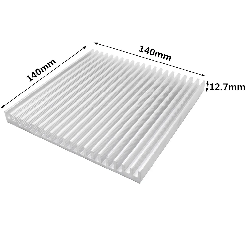 Extruded Aluminum Heatsink Heat Sink Radiator for Electronic LED Chip Power Amplifier Cooler Cooling Heat Dissipation