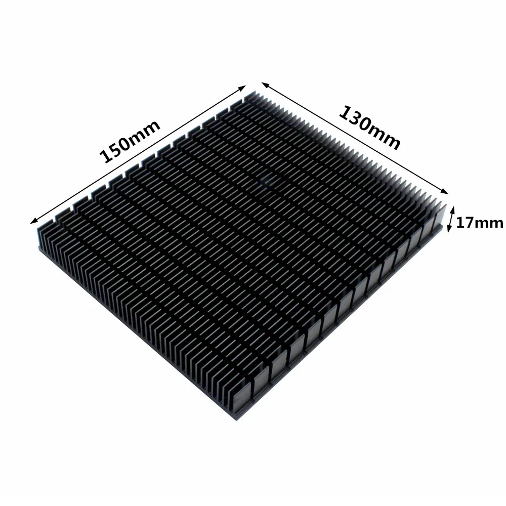 Extruded Aluminum Heatsink Heat Sink Radiator for Electronic LED Chip Power Amplifier Cooler Cooling Heat Dissipation