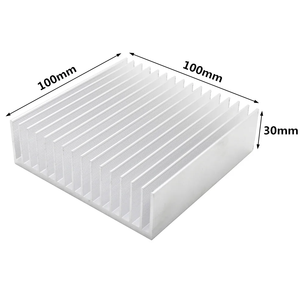 Extruded Aluminum Heatsink Heat Sink Radiator for Electronic LED Chip Power Amplifier Cooler Cooling Heat Dissipation