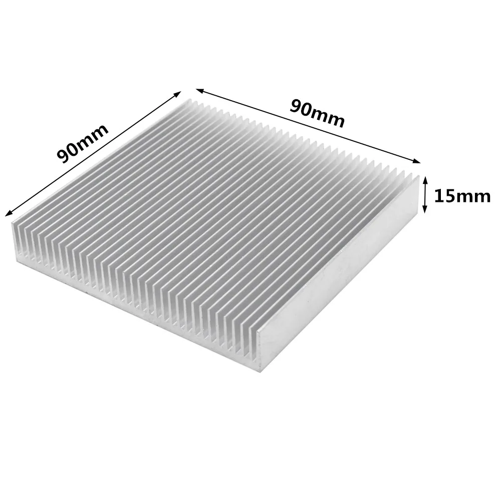 Extruded Aluminum Heatsink Heat Sink Radiator for Electronic LED Chip Power Amplifier Cooler Cooling Heat Dissipation