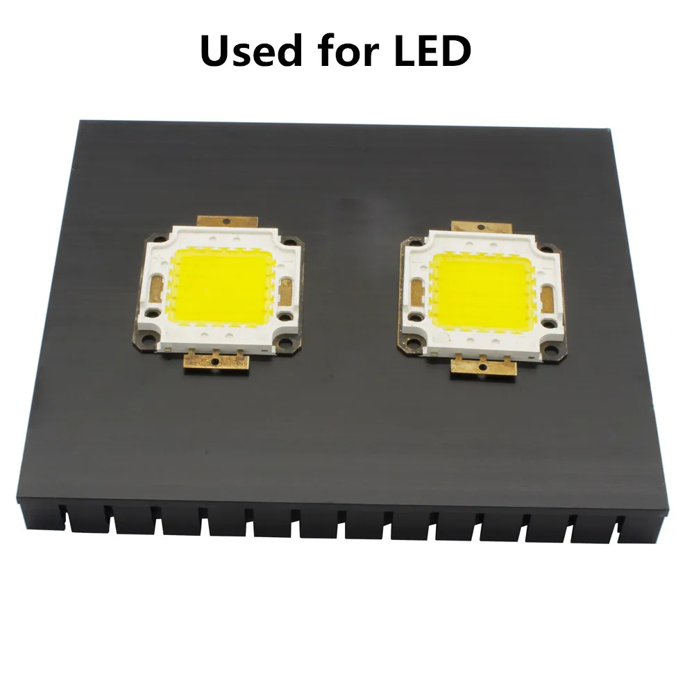 Extruded Aluminum Heatsink Heat Sink Radiator for Electronic LED Chip Power Amplifier Cooler Cooling Heat Dissipation