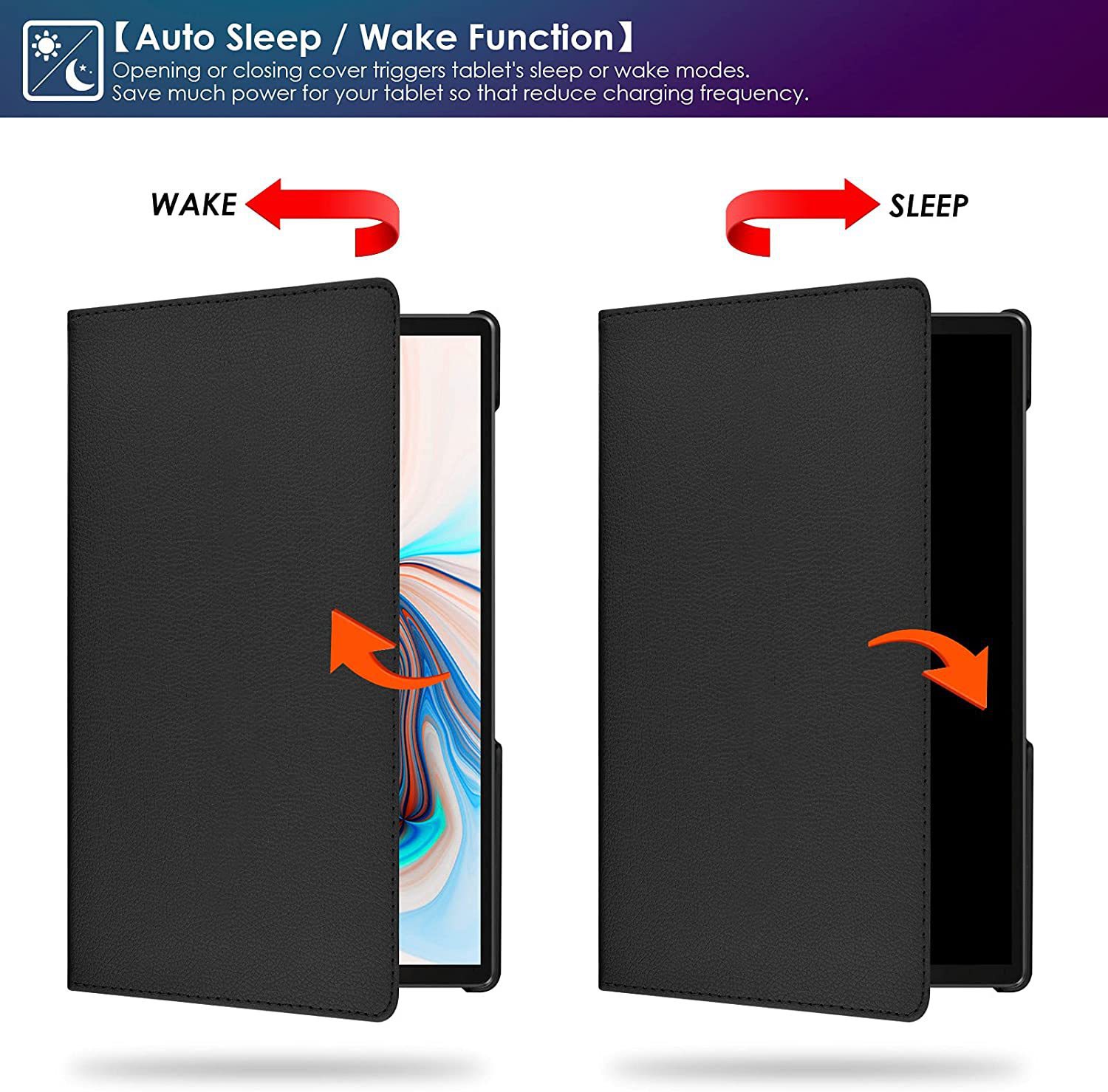 Case For Samsung Galaxy Tab A8 2021 Tablet Cover for Samsung Tab A8 10.5 SM-X200/SM-X205 360 Degree Rotating Leather Cover