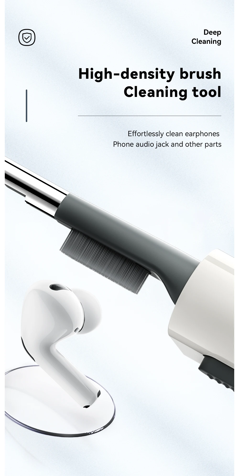 Essager 5 in 1 Cleaning Kit For Computer Keyboard Cleaner Brush Earphones Cleaning Pen For AirPods Pro 3 iPhone Cleaning Tools