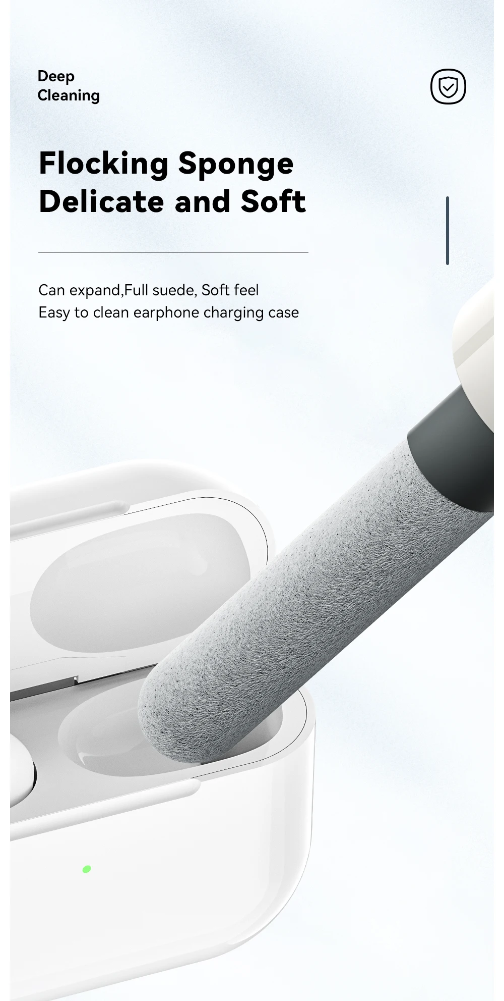Essager 5 in 1 Cleaning Kit For Computer Keyboard Cleaner Brush Earphones Cleaning Pen For AirPods Pro 3 iPhone Cleaning Tools