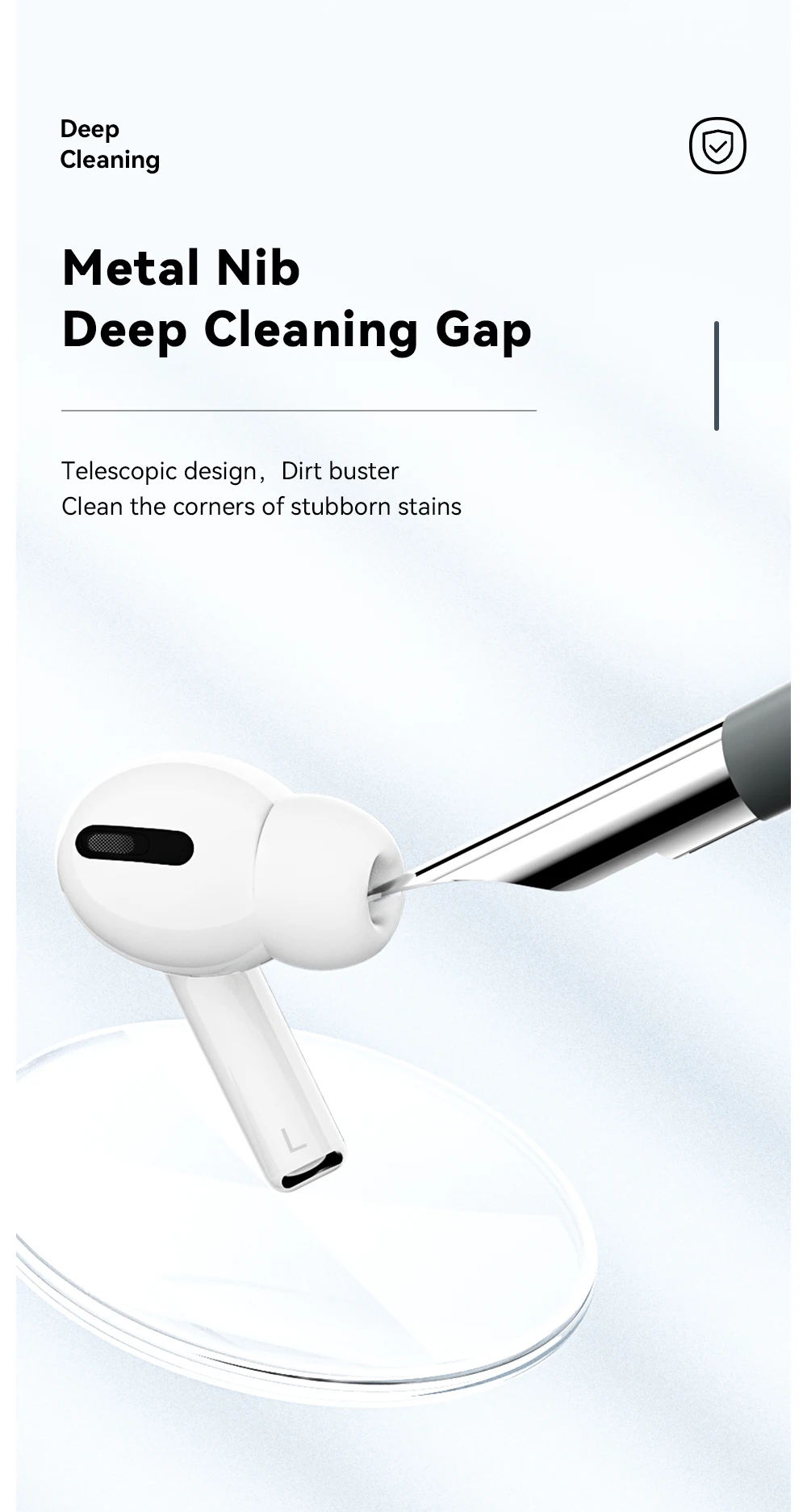 Essager 5 in 1 Cleaning Kit For Computer Keyboard Cleaner Brush Earphones Cleaning Pen For AirPods Pro 3 iPhone Cleaning Tools