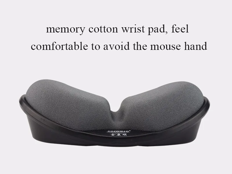 Anti-skid Memory Foam Mouse Pad Mousepad Support Wrist Rest Mat Ergonomic Office Healthy Mouse Pad for Computer Laptop Desktop