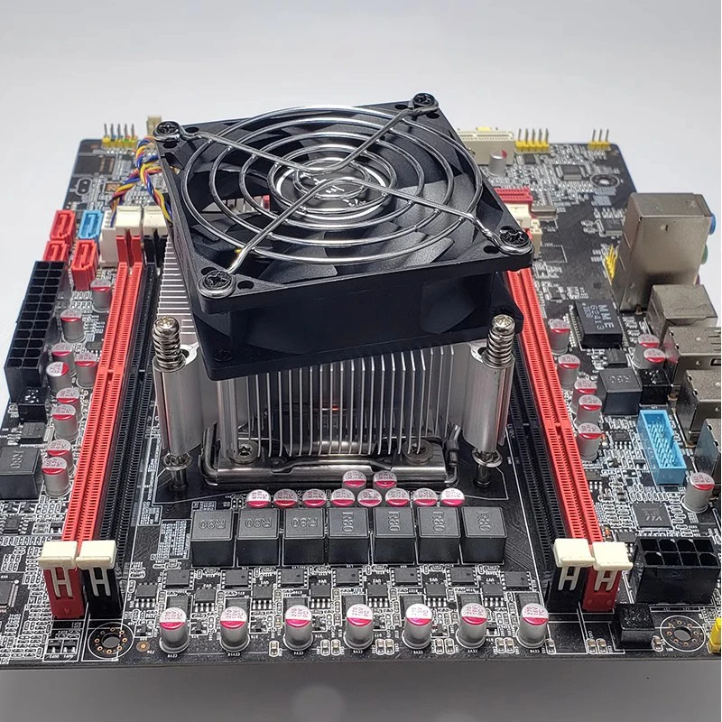 80MM CPU Air Cooler 4PIN PWM Cooling PC Radiator Fan for Intel 2011 X79 X99 CPU Fan Ventilador