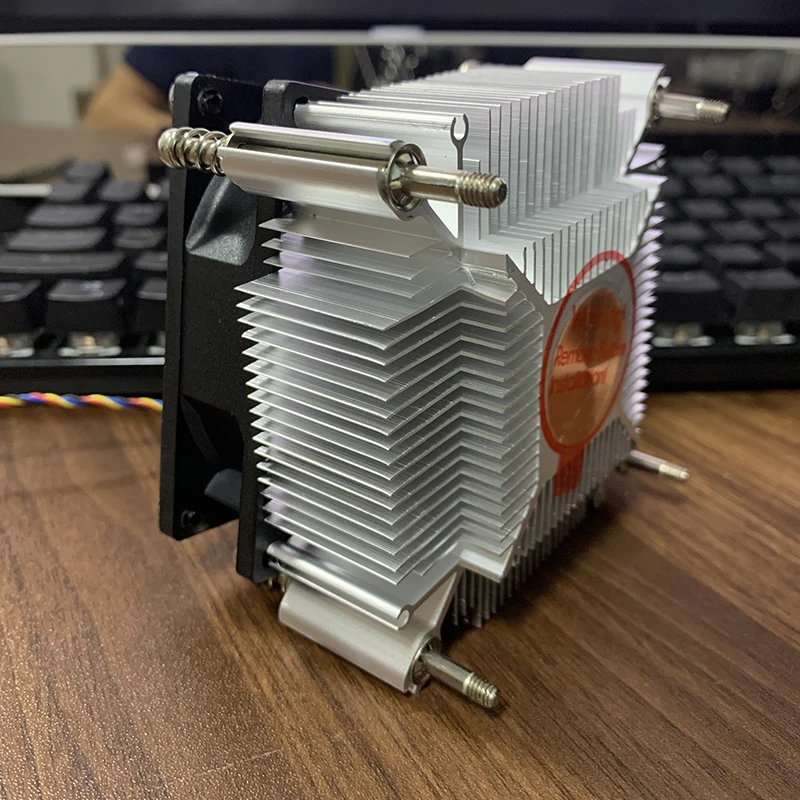 80MM CPU Air Cooler 4PIN PWM Cooling PC Radiator Fan for Intel 2011 X79 X99 CPU Fan Ventilador