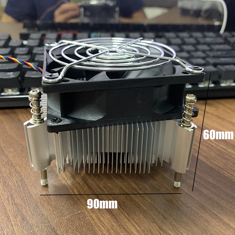 80MM CPU Air Cooler 4PIN PWM Cooling PC Radiator Fan for Intel 2011 X79 X99 CPU Fan Ventilador