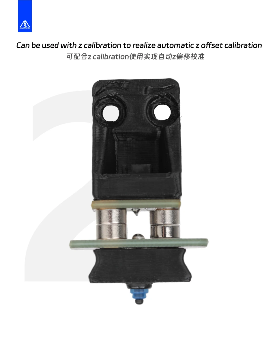 Mellow D2F-01/D2HW Klicky PCB Kit Voron 2.4 Probe 3D Printer DIY Z Auto Leveling Kits For Voron 3D Printers (No Prints Included)