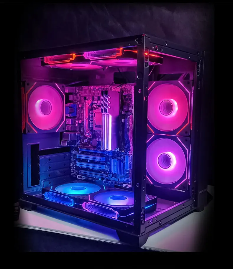 Prism 4 PRO ARGB Fan PC 120mm Computer Case Fan 4pin PWM CPU Cooling Fans 3pin 12v RGB