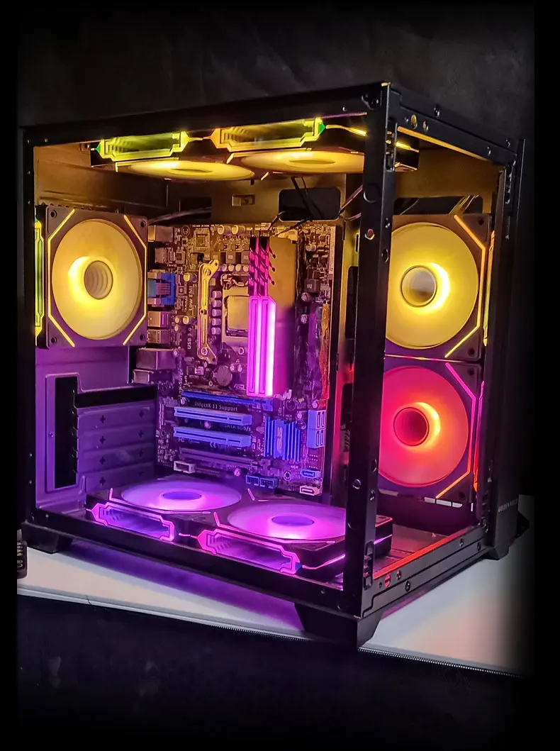 Prism 4 PRO ARGB Fan PC 120mm Computer Case Fan 4pin PWM CPU Cooling Fans 3pin 12v RGB