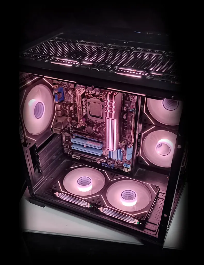 Prism 4 PRO ARGB Fan PC 120mm Computer Case Fan 4pin PWM CPU Cooling Fans 3pin 12v RGB