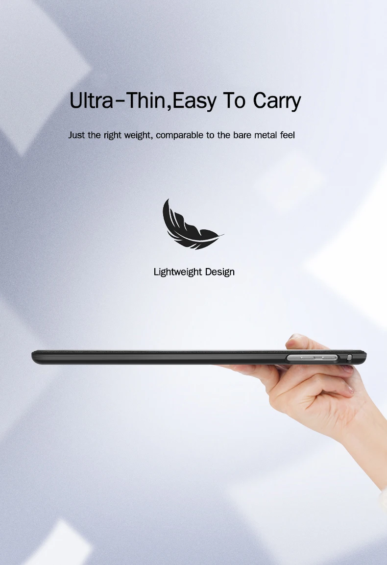 Leather Case For Ipad 10.2 5 6 7 8 9 10th Gen Smart Cover Funda For iPad Air 2 3 4 5 10.9 pro 11 10.5 Magnetic TPU Silicone Case