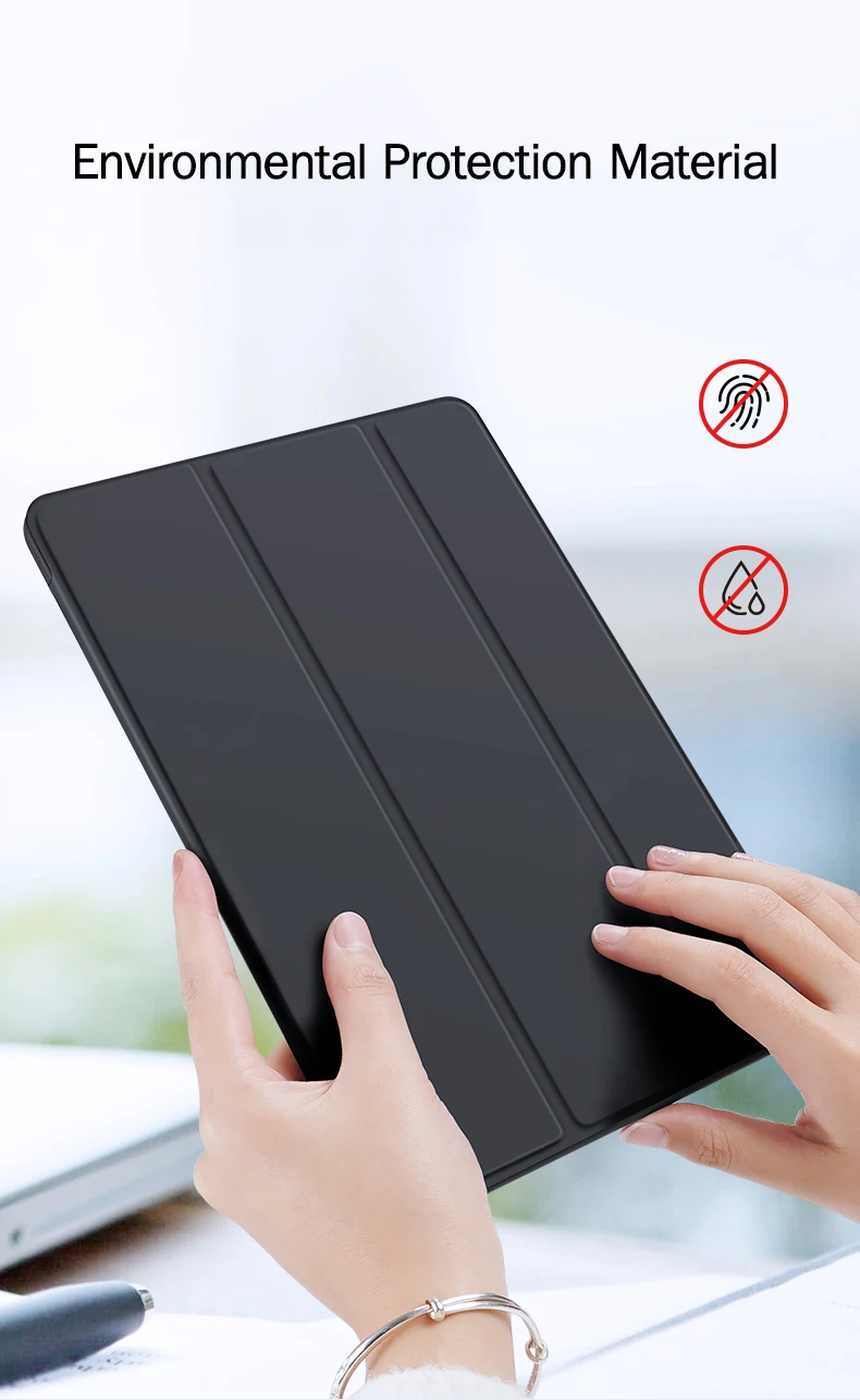 Leather Case For Ipad 10.2 5 6 7 8 9 10th Gen Smart Cover Funda For iPad Air 2 3 4 5 10.9 pro 11 10.5 Magnetic TPU Silicone Case
