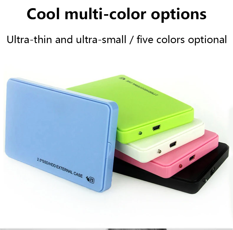 UTHAI T22 2.5" SATA to USB3.0 HDD Enclosure Mobile Hard Drive Cases for SSD External Storage HDD Box With USB3.0/2.0 Cable ABS