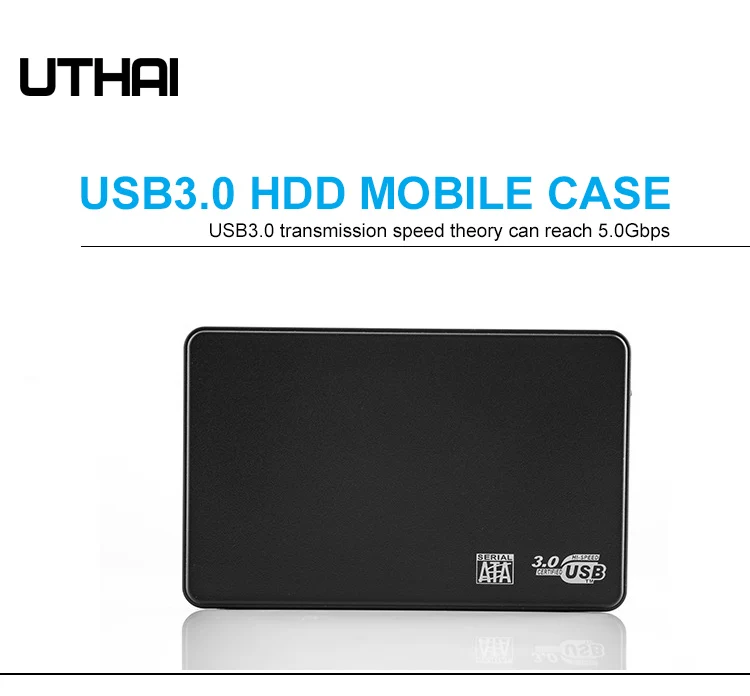 UTHAI T22 2.5" SATA to USB3.0 HDD Enclosure Mobile Hard Drive Cases for SSD External Storage HDD Box With USB3.0/2.0 Cable ABS