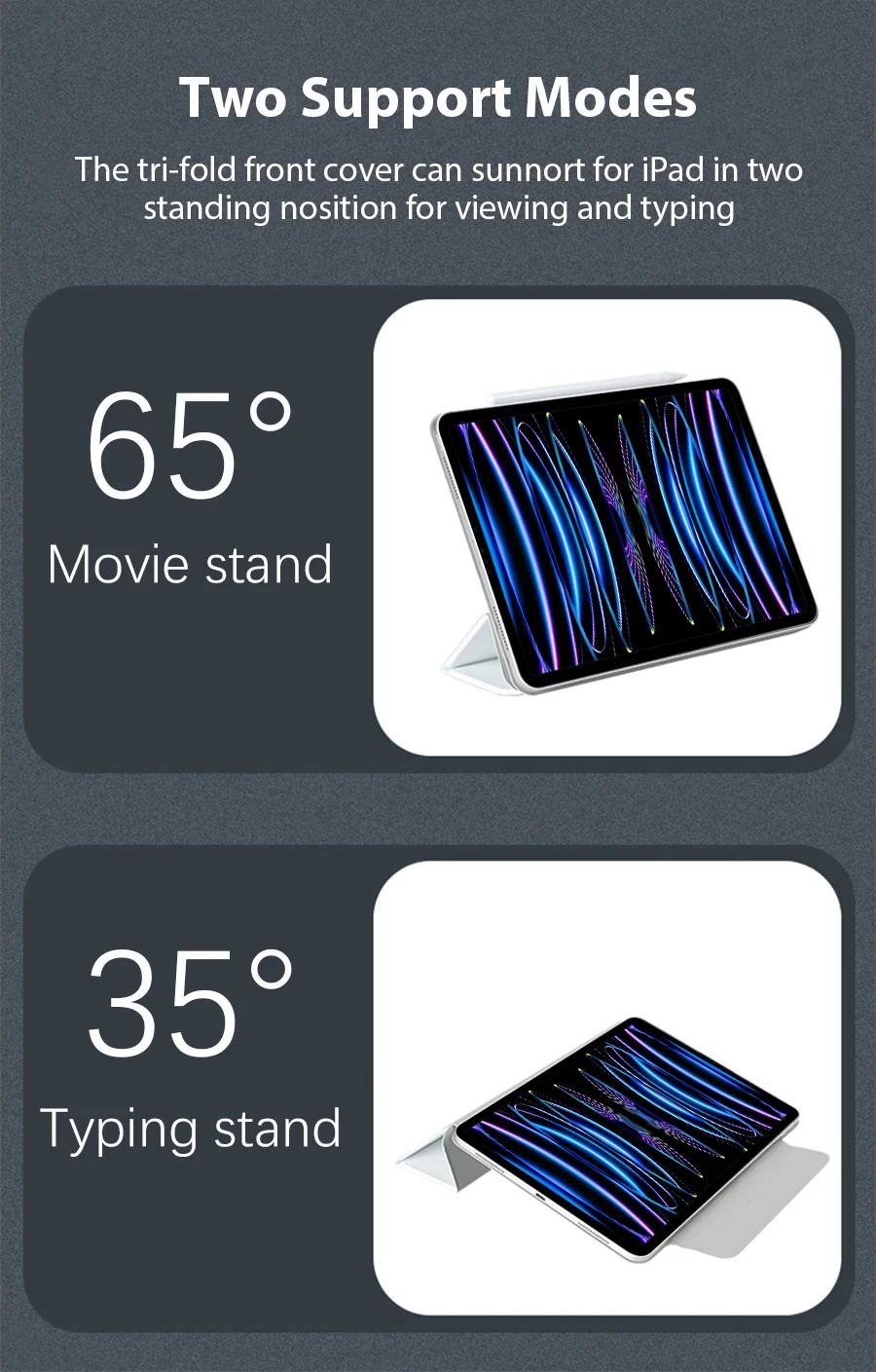 Magnetic Protection Case For iPad Pro11 12.9 3th 4Gen 5th 6th 10th 10.9in 2022 2025 Air6 7 air5 air4 A16 11 inch case accessory