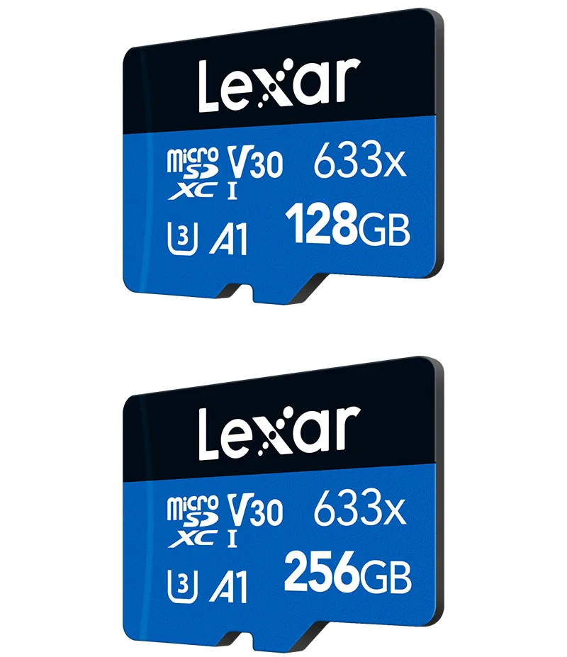 100% Original Lexar 633x Memory Card 32GB 64GB 128GBClass 10 High Speed 256GB 512GB TF Card UHS-I A1 Micro SD Card