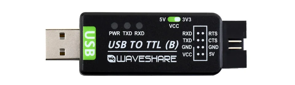 Industrial USB To TTL Converter Original FT232RL/CH343G Multi Protection & Systems Support Stable Transmission LED Indicators