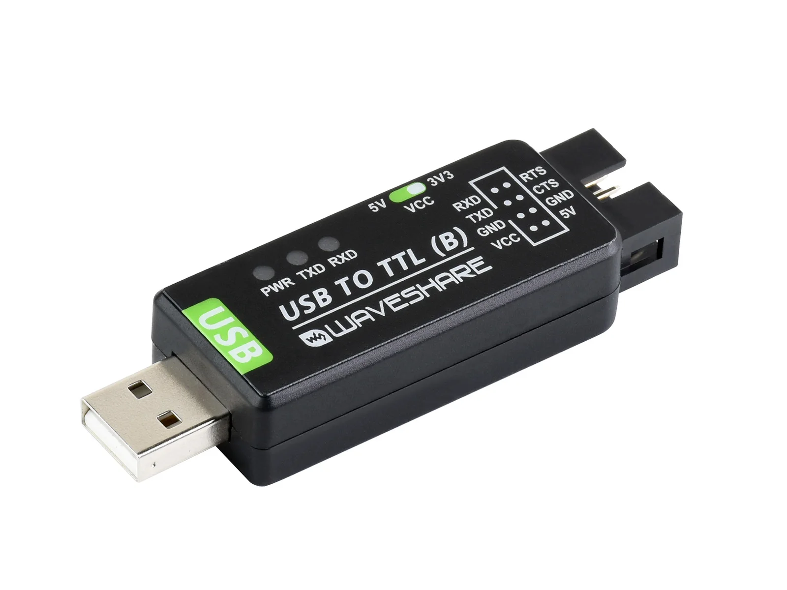 Industrial USB To TTL Converter Original FT232RL/CH343G Multi Protection & Systems Support Stable Transmission LED Indicators