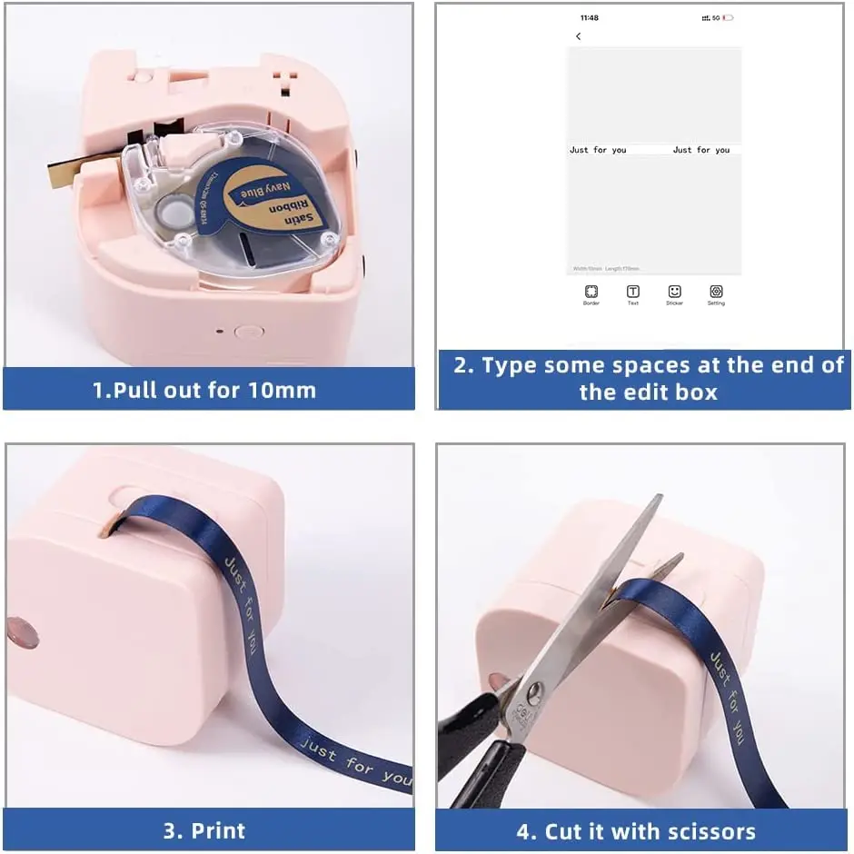 Phomemo P12 P12Pro Label Maker Tape Replacement for DYMO Label Maker Pastic Tape Replace for DYMO Letra Tag 100H LT-100T LT110T