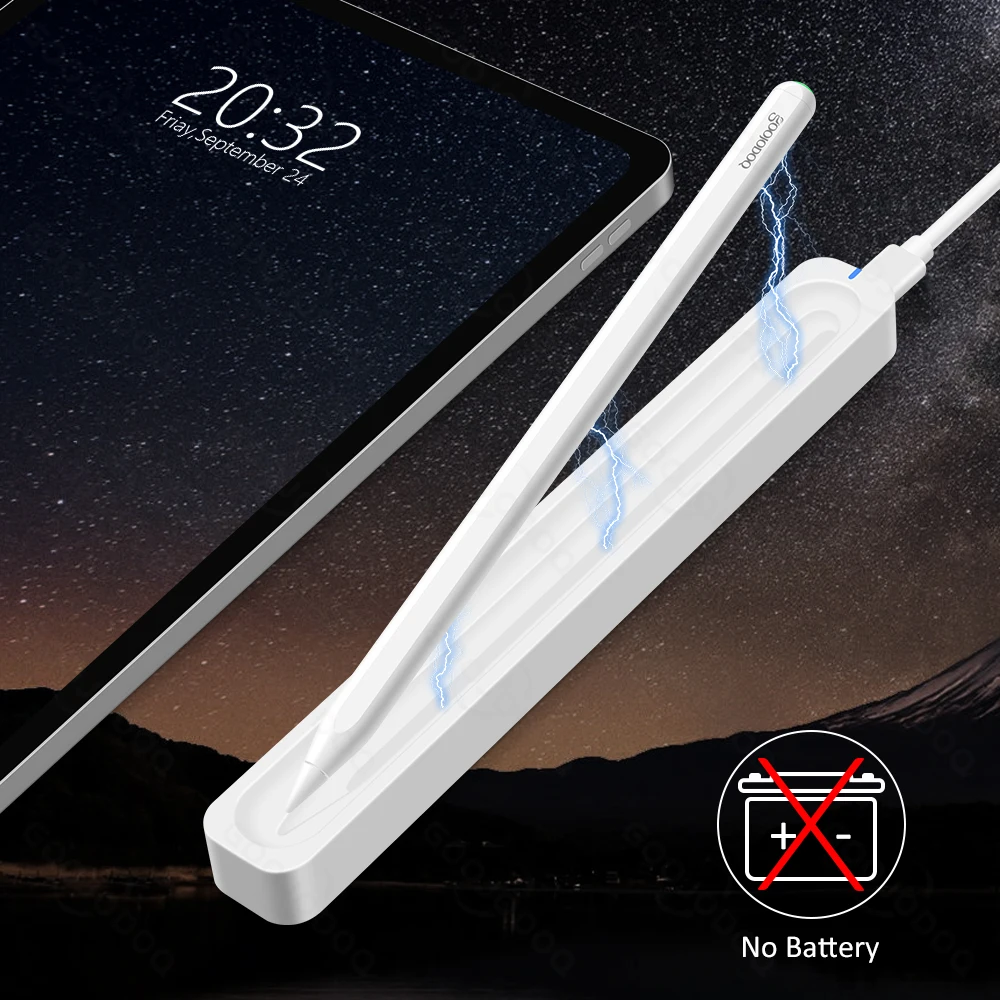For Apple Pencil 2 1 with Wireless Charging, for iPad Pencil Palm Rejection Tilt Pen for iPad Air 4 5 Pro 11 12.9 Mini 6 Stylus