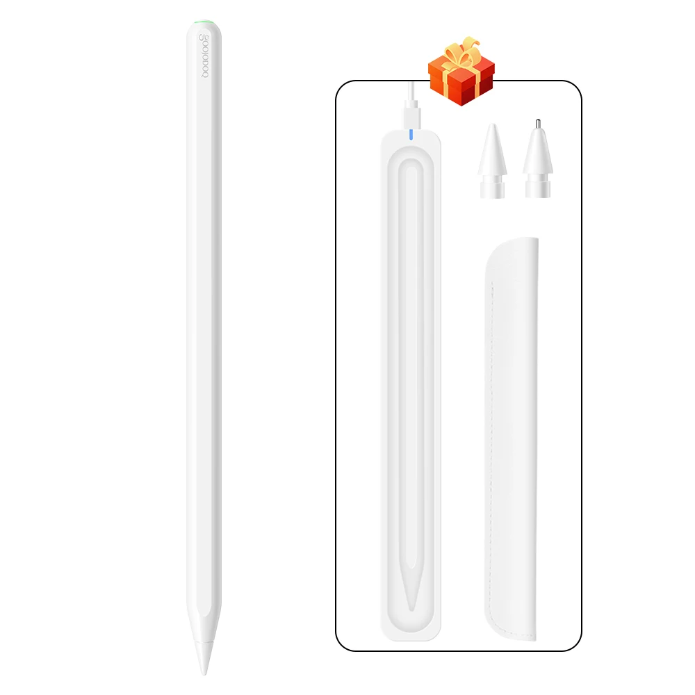 For Apple Pencil 2 1 with Wireless Charging, for iPad Pencil Palm Rejection Tilt Pen for iPad Air 4 5 Pro 11 12.9 Mini 6 Stylus