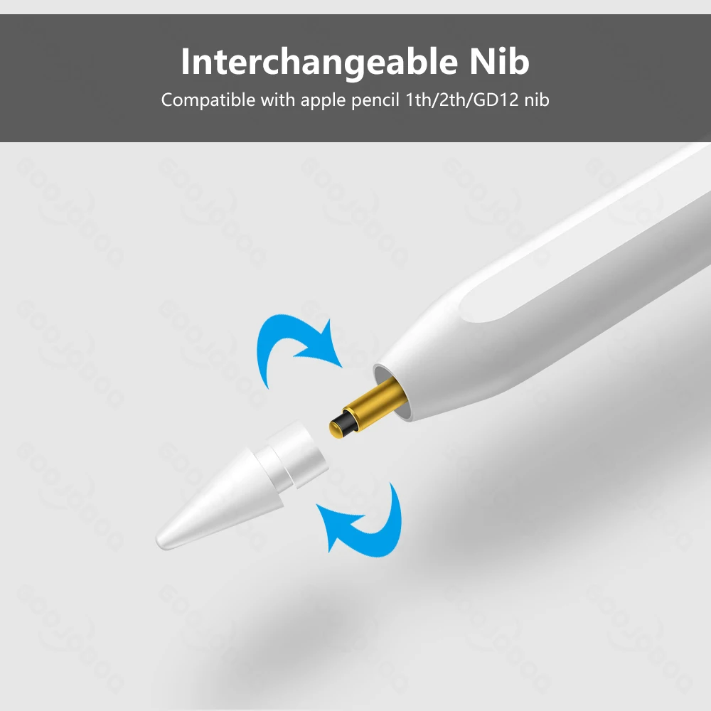 For Apple Pencil 2 1 with Wireless Charging, for iPad Pencil Palm Rejection Tilt Pen for iPad Air 4 5 Pro 11 12.9 Mini 6 Stylus