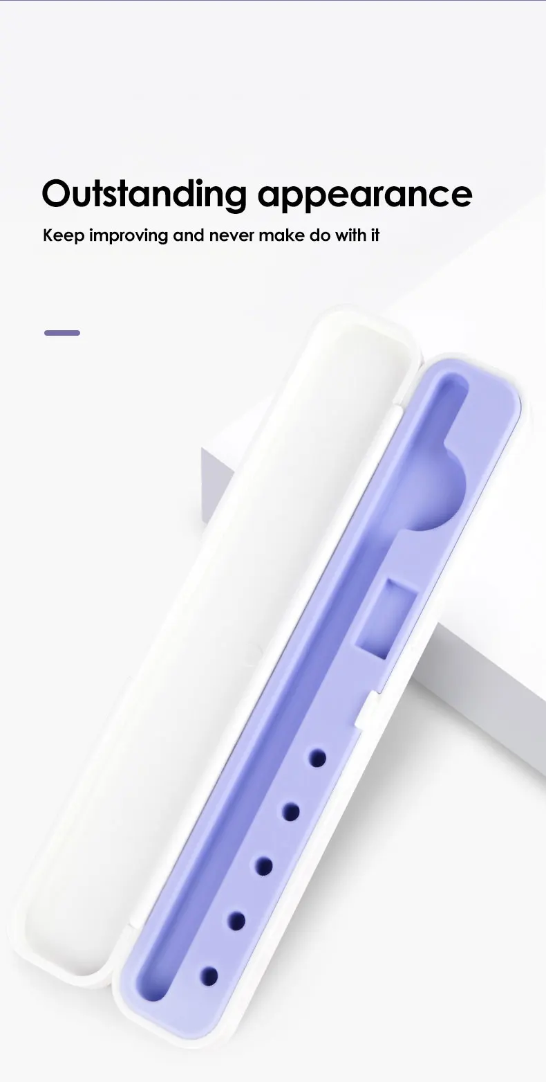 Portable for Apple Pencil 2 1 Case Storage Box Pouch Pen Holder Stylus Cover for Apple IPad Pencil 1st 2nd Gen Plastic Cases
