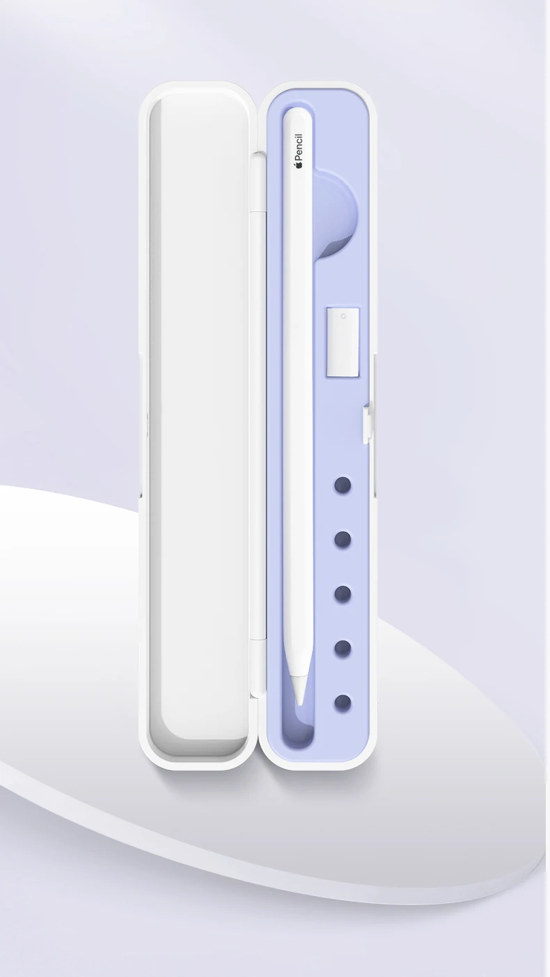 Portable for Apple Pencil 2 1 Case Storage Box Pouch Pen Holder Stylus Cover for Apple IPad Pencil 1st 2nd Gen Plastic Cases