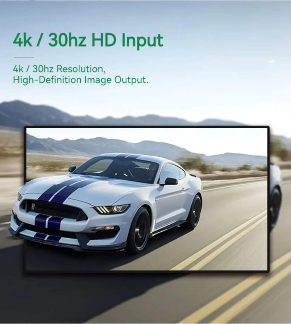 HDMI Video Capture Card 4K 30Hz HDMI to USB 2.0 USB 3.0 USB-C Video Grabber Box For Macbook PS4 PC Game DVD Camera Recording
