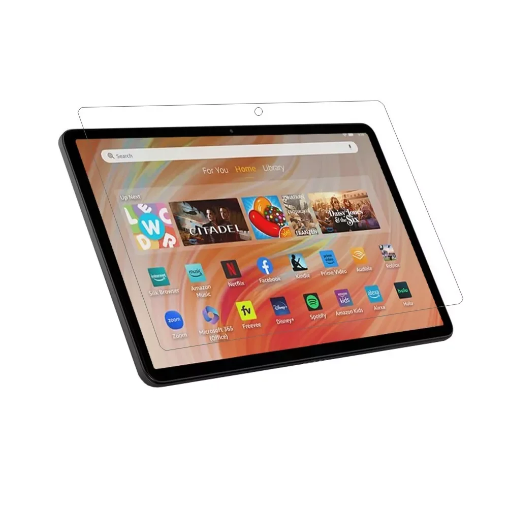 For Amazon Fire HD 10 2023 Tempered Glass Screen Protector 10.1 Inch Tablet Anti Scratch Clear Protective Film