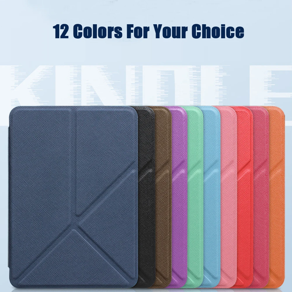 Case for Kindle 12th 11th 10th 9th 8th Generation 6 6.8 7 Inch Foldable Stand Cover for Kindle Paperwhite 6 5 4 3 2 1 Pouch