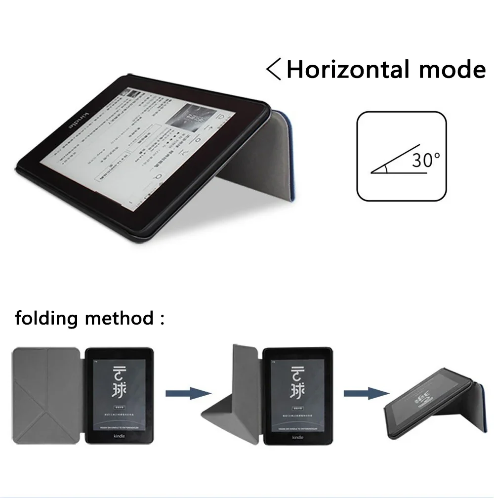 Case for Kindle 12th 11th 10th 9th 8th Generation 6 6.8 7 Inch Foldable Stand Cover for Kindle Paperwhite 6 5 4 3 2 1 Pouch