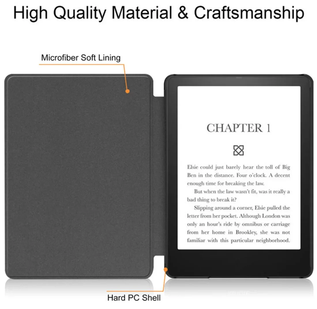 For Kindle 10th Generation Case + Screen Protector 6 Inch with Hand Strap Belt Ebook 2019 J9G29R Leather Cover Wake Sleep Funda