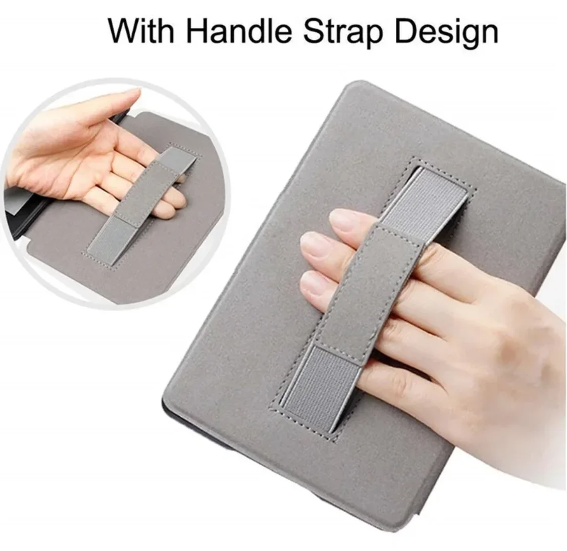 For Kindle 10th Generation Case + Screen Protector 6 Inch with Hand Strap Belt Ebook 2019 J9G29R Leather Cover Wake Sleep Funda