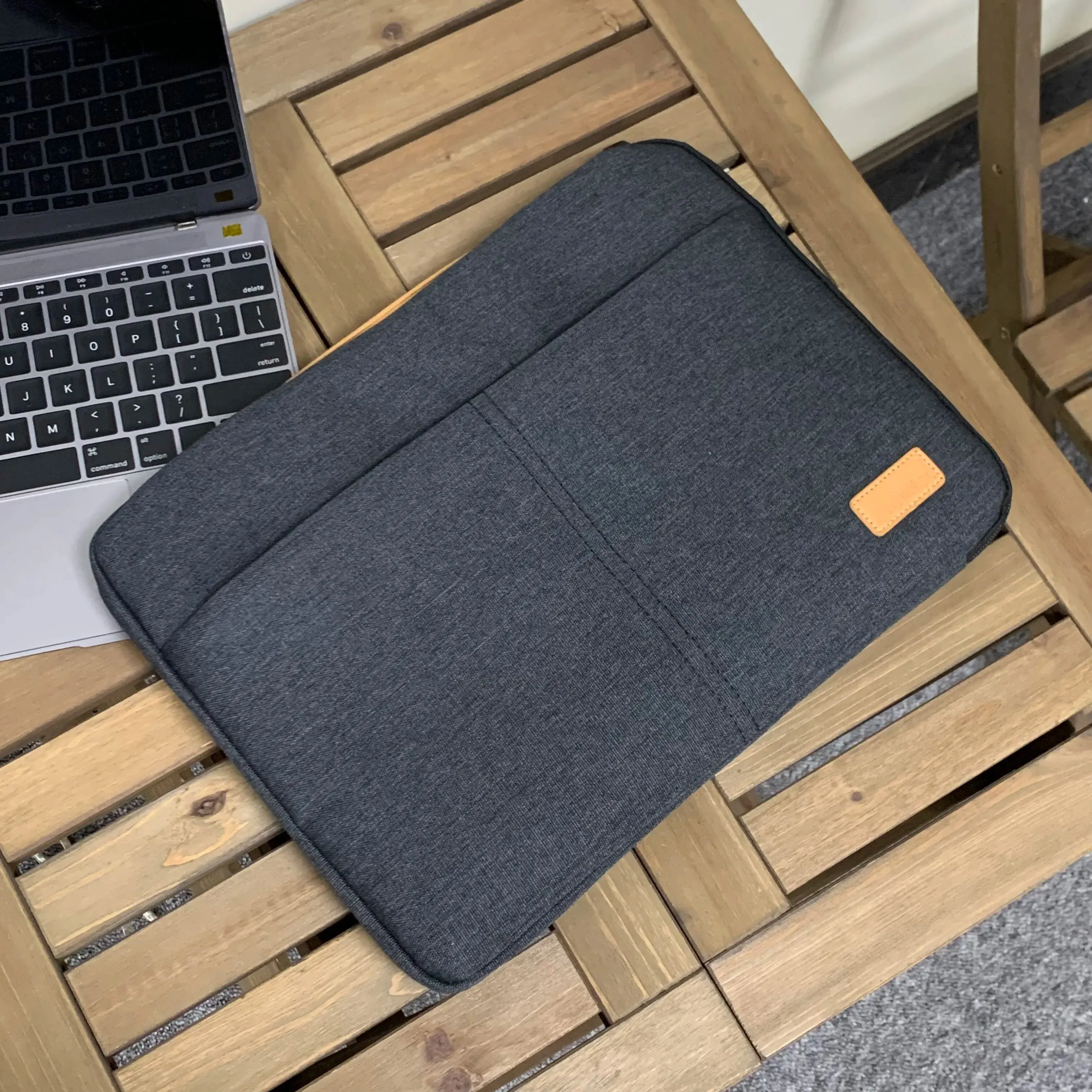 Protective Laptop Sleeve Case for 13.3-14.2 15-15.6 Inch New MacBook Pro M3 Max M2 M1 Slim Carrying Laptop Bag Men Women