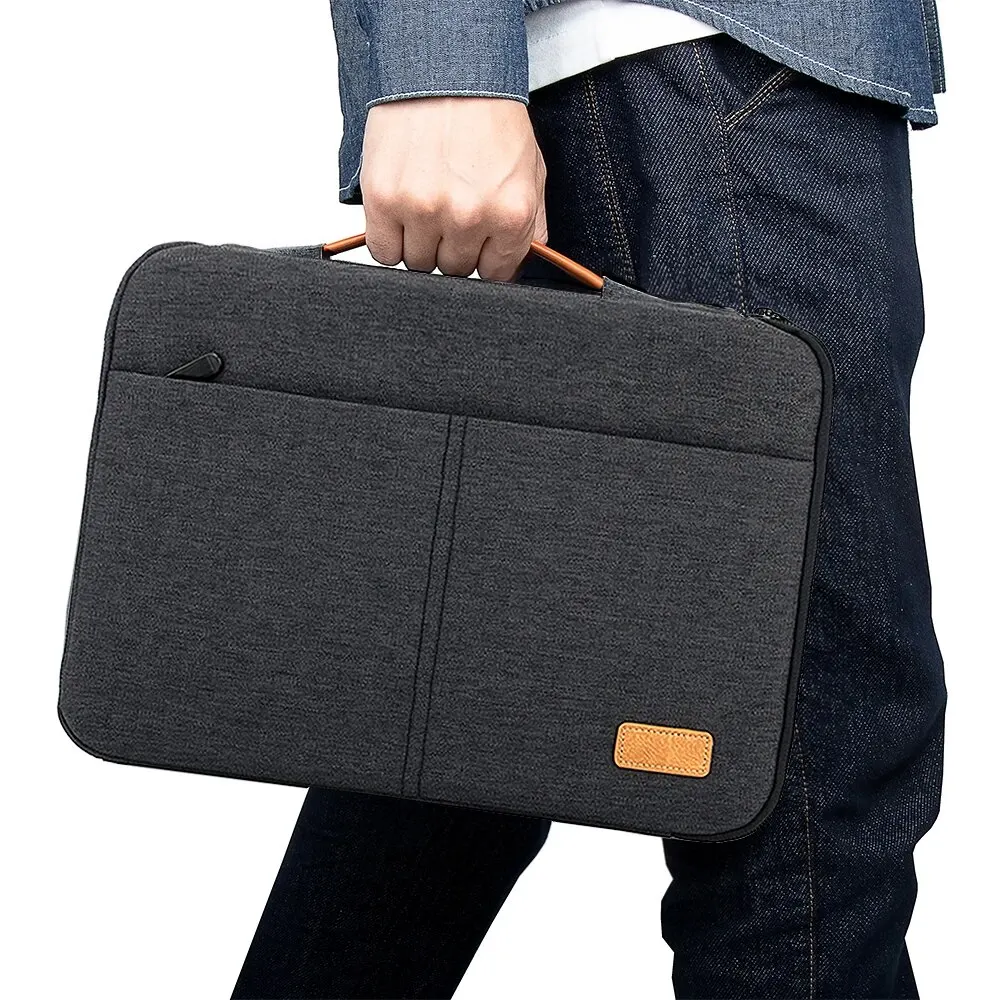Protective Laptop Sleeve Case for 13.3-14.2 15-15.6 Inch New MacBook Pro M3 Max M2 M1 Slim Carrying Laptop Bag Men Women