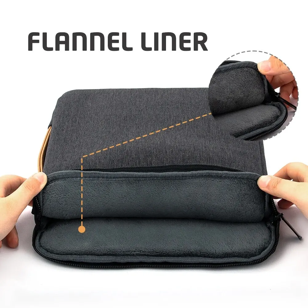 Protective Laptop Sleeve Case for 13.3-14.2 15-15.6 Inch New MacBook Pro M3 Max M2 M1 Slim Carrying Laptop Bag Men Women