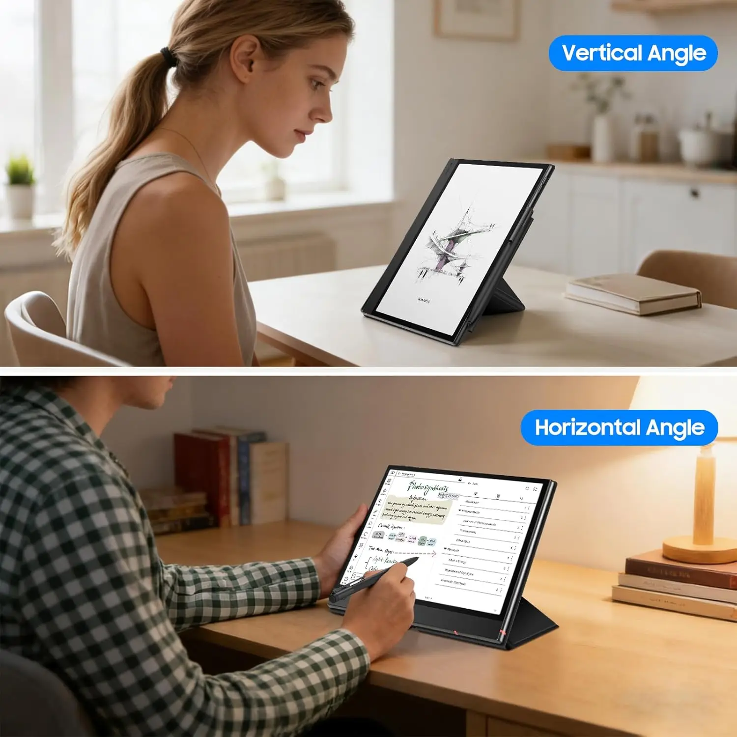 For Boox Note Air 5 2025/Air4 (2024)/Air3 B/W (2023) Case 10.3 inch, Multi-Viewing Angles | Slim Light Shell Cover
