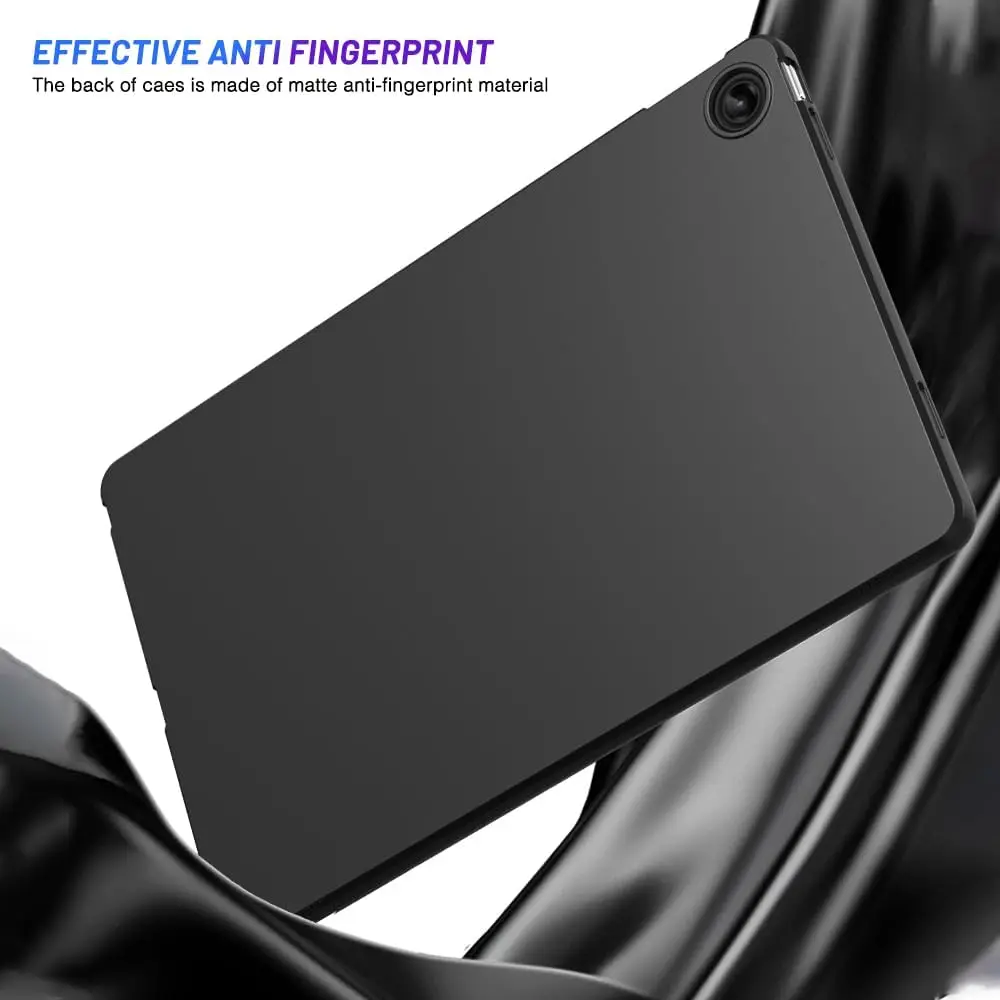 Soft Case For Lenovo Tab M9 M8 4th 8.0 9.0 P11 M10 Plus 2nd 3rd 10.6 10.1 Y700 Flexible Silicone TPU Black Protective Back Cover