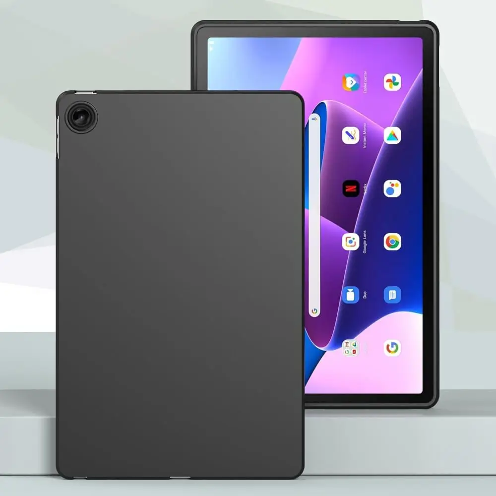 Soft Case For Lenovo Tab M9 M8 4th 8.0 9.0 P11 M10 Plus 2nd 3rd 10.6 10.1 Y700 Flexible Silicone TPU Black Protective Back Cover