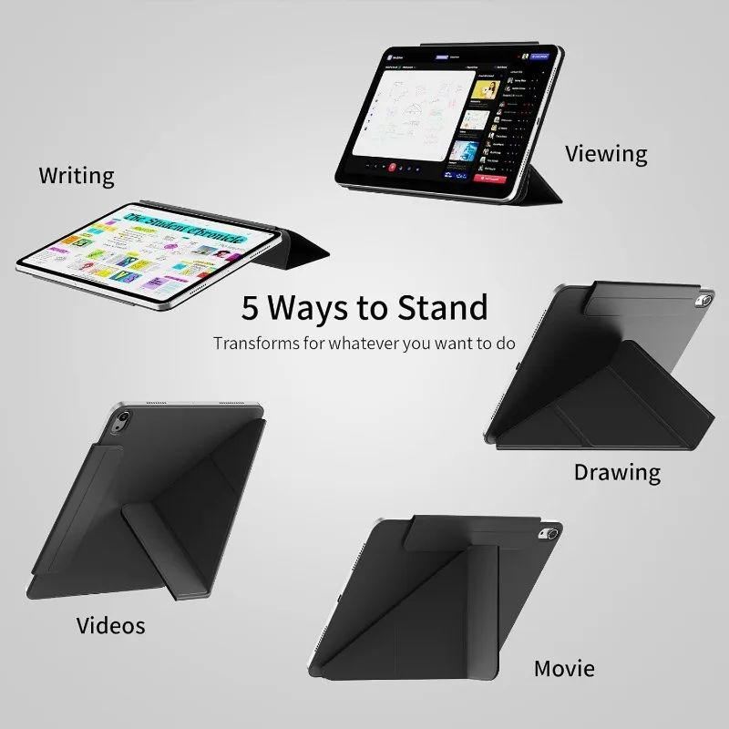 Y Fold Magnetic Case For iPad Air 13 2025 iPad Pro 11 12.9 2018 Magnet Cover iPad Air 4 5 10.9 10th 11th A16 Mini7 A17 Pro Funda