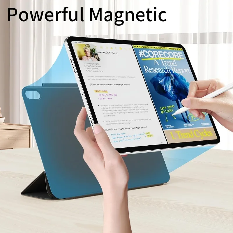 Y Fold Magnetic Case For iPad Air 13 2025 iPad Pro 11 12.9 2018 Magnet Cover iPad Air 4 5 10.9 10th 11th A16 Mini7 A17 Pro Funda