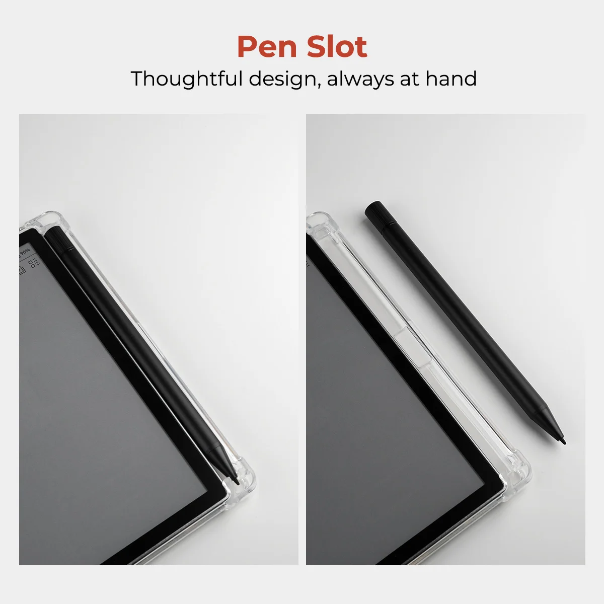 Twosheep Magnetic Detachable Case for Bigme B751C 7 Inch Soft TPU Cover with Pen Slot Auto Sleep Wake Oil Painting