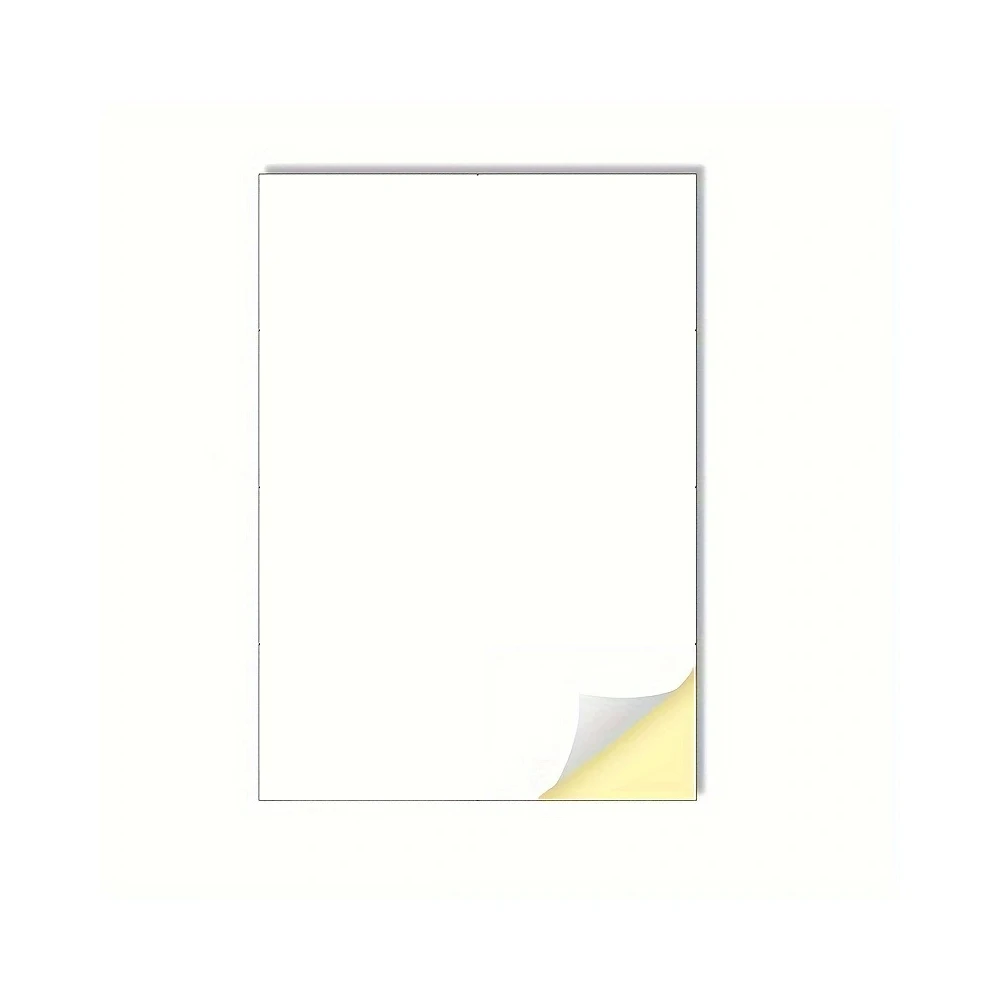 Multi-Purpose Printable White Matte Sticker Labels A4 20sheets for Laser/Inkjet Printers Self Adhesive 1/2/4/8 Labels Per Sheet
